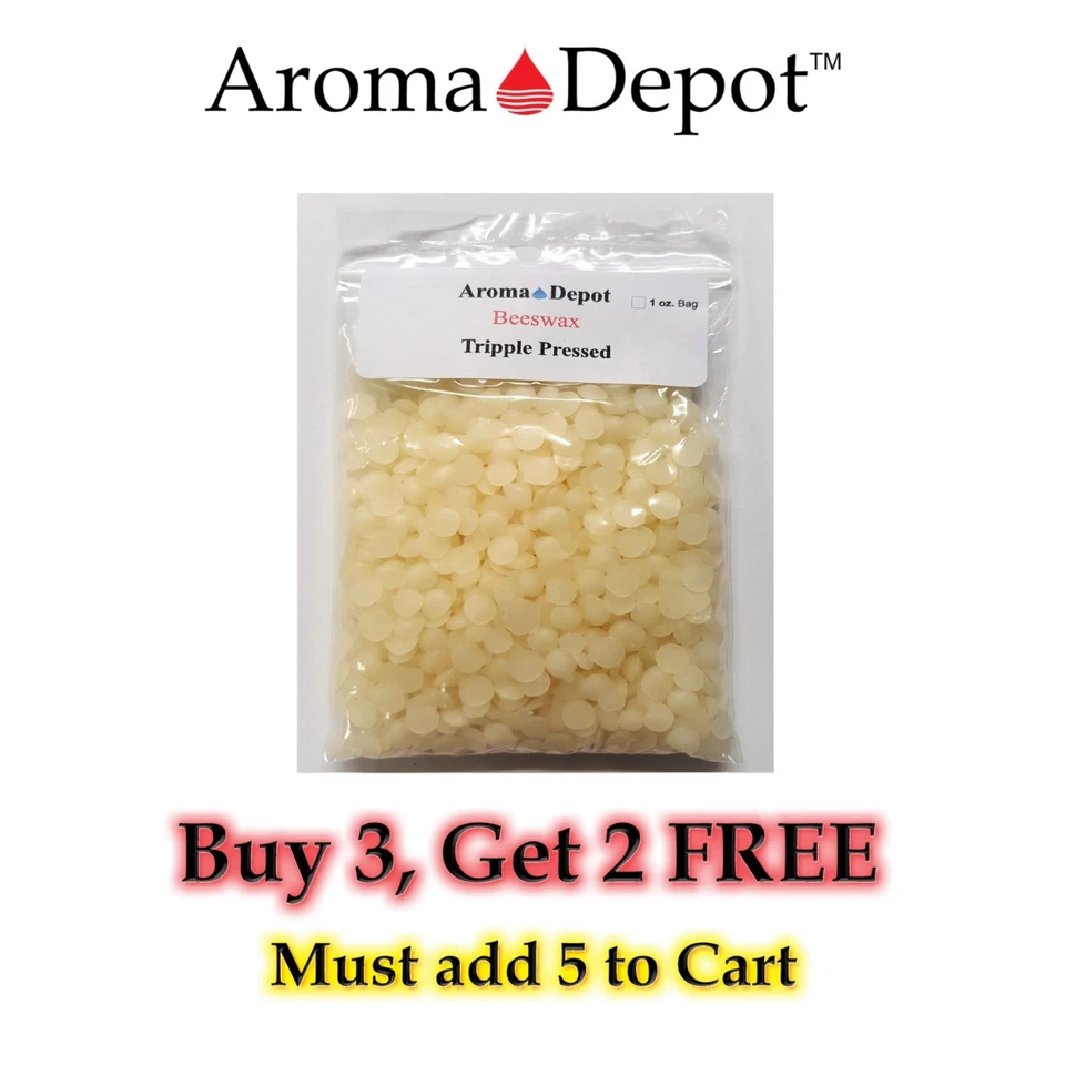 1 oz Cera de Abejas Blanca PURA 100% Natural CUENTAS DE PASTILLAS PELLETS Velas Chapstick Foto 1 de 1