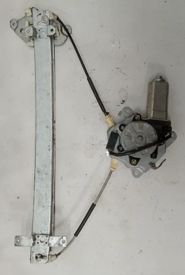 1995-1999 NISSAN SENTRA FRONT LEFT SIDE WINDOW REGULATOR W/ MOTOR OEM, 125-58573 - Image 1 of 4