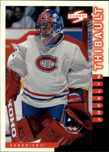 1997-98 Score Canadiens Hockey Card #41 Jocelyn Thibault