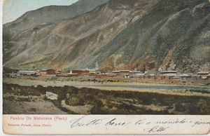 1909   PERÙ PUEBLO DE MATUCANA - Picture 1 of 2