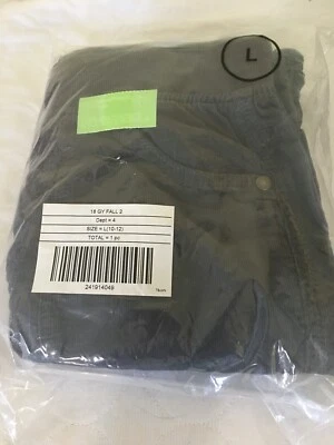 Pantalones de chándal forrados de pana gris oscuro con cordón gris oscuro Gymboree para niños nuevos con etiquetas  Foto 1 de 3