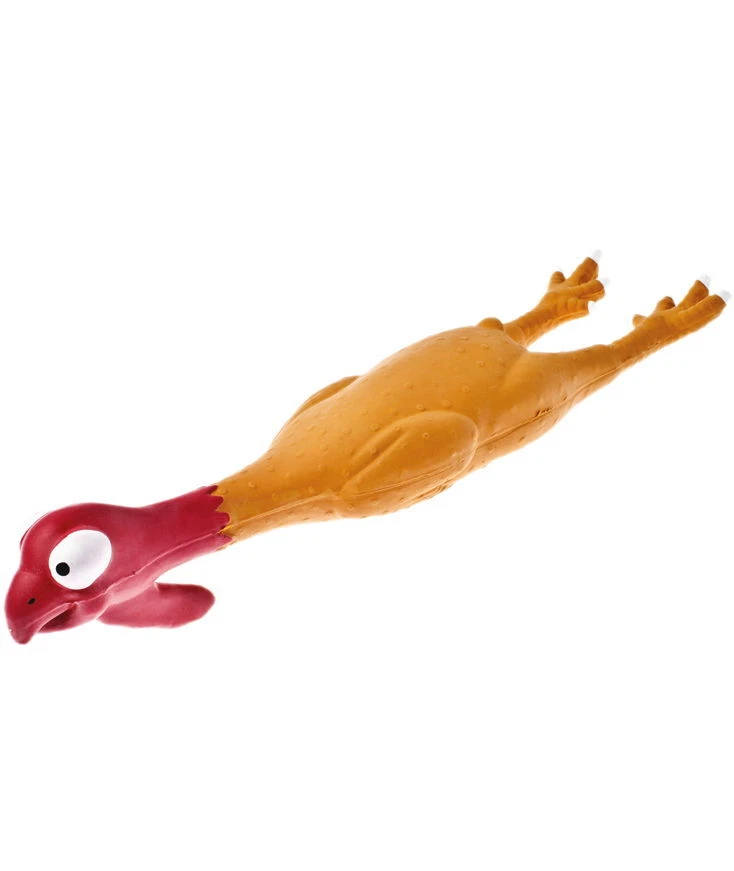 Gioco tacchino con occhioni in lattice con squeaker per cani Ferribiella  - Immagine 1 di 1