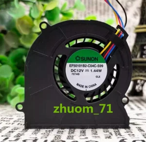 1PC SUNON EF50101B2-C04C-S99 5010 DC12V 1.44W 4-Pin cooling fan - Picture 1 of 5