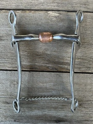 Horse Tack - 5" Parade Metalab Mullan Roller Western Shanked Bit - Billy Allen - Bild 1 von 4