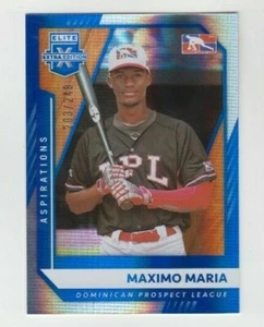 Maximo Maria 2021 Panini Elite Extra Edition Domican Prospect Aspirations /249 - Bild 1 von 1