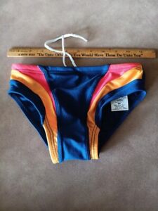 Rare Vintage Speedo Diving Swim Brief, Mens Size 26.