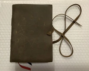 Thought Space Leather Journal with Deckle Pages Writing Journal 200 Pages - Picture 1 of 5