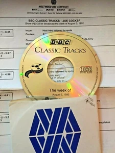 RADIO SHOW: BBC CLASSIC TRACKS w/RICHARD SKINNER 8/3/92 JOE COCKER, 5 LIVE CUTS - Picture 1 of 2