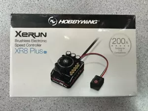 Hobbywing Xerun XR8 Plus G2S 1/8 Competition Sensored Brushless ESC 30113304 NEW - Picture 1 of 8