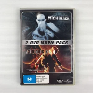 Pitch Black + The Chronicles Of Riddick Vin Diesel DVD Movie Free Tracked Post  - Bild 1 von 4