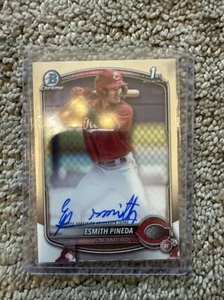2025 Bowman Esmith Pineda Chrome Auto 1st CPA-EP - Bild 1 von 3