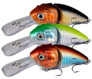 3PCS Fishing Lures Minnow Swimbaits 15g 3.35in Saltwater Bait Trout Artificial - Picture 1 of 6