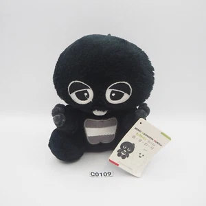 Mono Gachapin Mukku C0109 Negro Daicho 2005 Peluche 6" Peluche TAG Juguete Muñeca Japón - Imagen 1 de 8