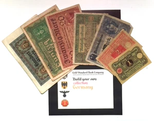 1917 -20 Deutschland Weimarer Republik Komplettset 1 bis 100 Mark Banknoten - Bild 1 von 5