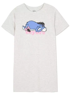 Ladies Nightshirt DISNEY EEYORE Women 6 to 24 Nightie Pyjamas Nightwear Primark - Picture 1 of 6