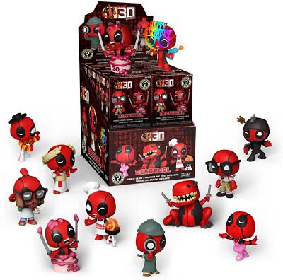 Deadpool 30th Anniversary Funko Mystery Mini Vinyl Figur - Bild 1 von 2