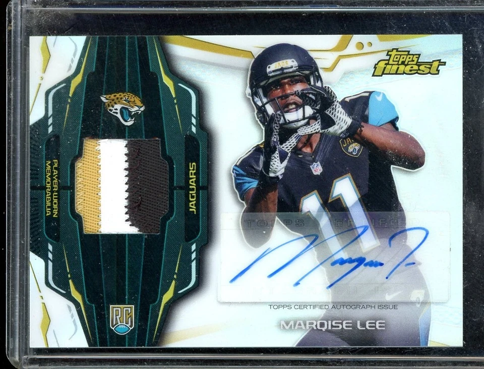 2014 Topps Finest Rookie Patch Autographs Refractors #RAPML Marqise Lee - Image 1 of 1