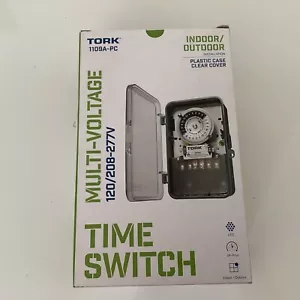 Interruptor de tiempo interior-exterior TORK 1109A-PC 24 horas multivoltaje 120/208-277V NUEVO - Imagen 1 de 2