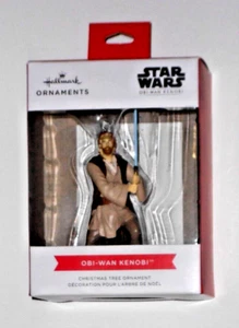 2022 Hallmark Star Wars Obi Wan Kenobi Christmas Tree Hanging Ornament In Box - Picture 1 of 4
