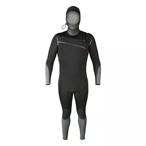 Gyroll Shield 5/4 Hooded Steamer Fullsuit-S-Black/Grey - Bild 1 von 3