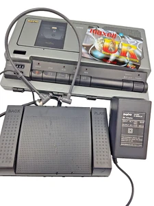 Kit de transcripción de transcriptor de escritorio casete compacto estándar Sanyo TRC-8080 - Imagen 1 de 24