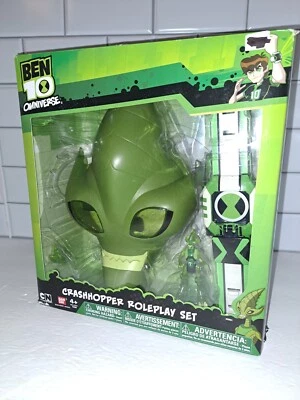 MUY RARO Ben 10 Omniverse Crashhopper juego de rol con figura SELLADO NUEVO Foto 1 de 4