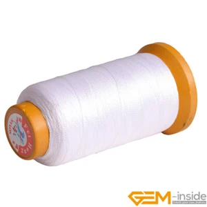 Polyester Sewing 210D Thread Spool Nylon Beading Cord Knotting 0.4mm 230 Meters - Picture 1 of 62