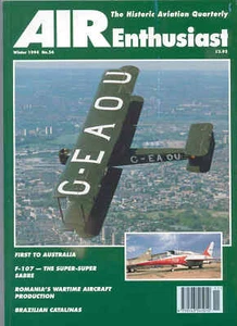 AIR ENTHUSIAST AEQ 56 SAAB SAFIR / SLOVAK AF / NORTH AMERICAN F-107 / BRAZIL PBY - Imagen 1 de 4