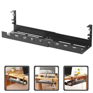 Kabelmanagement-Rack Büro Kabelfach Unter Dem Schreibtisch Drahtorganisator - Photo 1/11
