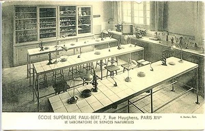 CP 75 PARIS - Ecole Supéreure Paul-Bert - Laboratoire Sciences Naturelles - Picture 1 of 1