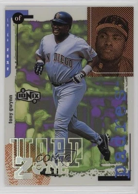 1999 Upper Deck Ionix Warp Zone Tony Gwynn #WZ12 HOF - Image 1 of 2