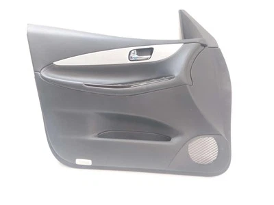 14-17 INFINITI QX50 PANEL MOLDURA PUERTA DELANTERA IZQUIERDA NEGRO CARBÓN CUERO/MADERA MOLDURA Foto 1 de 4
