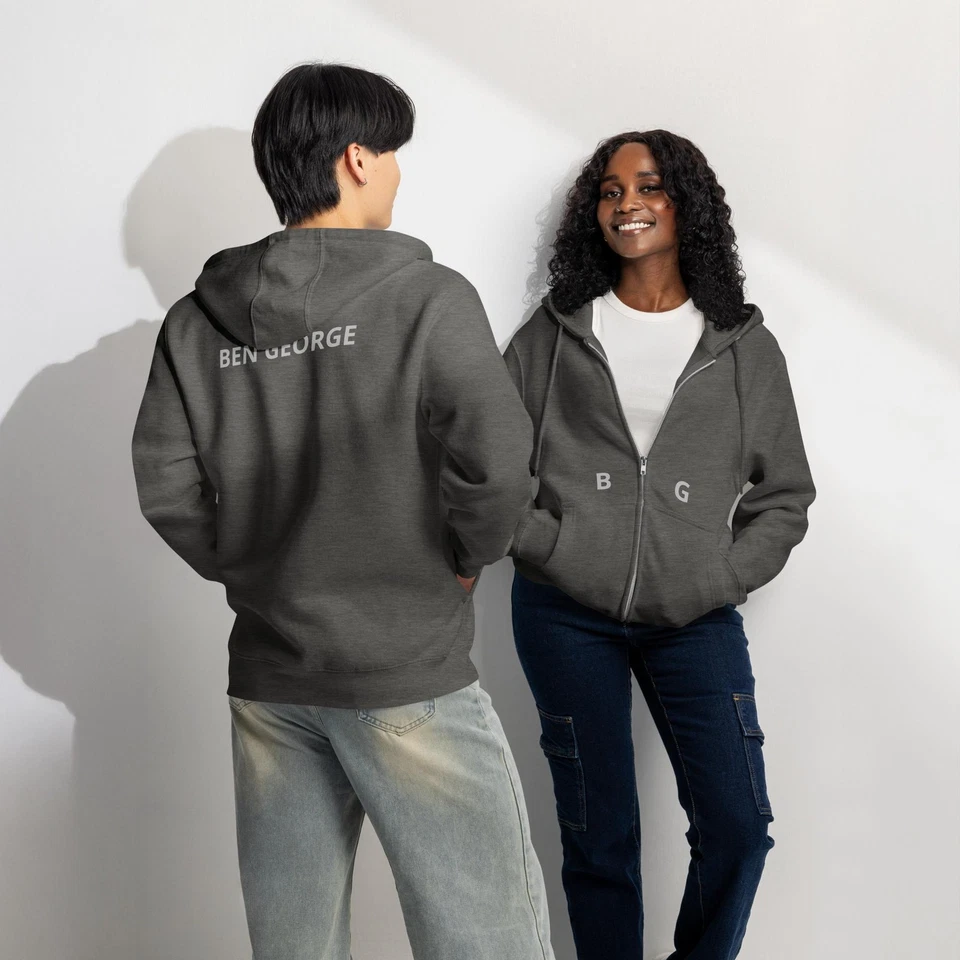 Sudadera con capucha Ben George Premium cremallera completa Foto 1 de 1