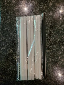 6 Stück Ersatz Strohhalme für Owala FreeSip 24 Unzen, 32 Unzen Wiederverwendbare Strohhalme Weiß Neu - Bild 1 von 7