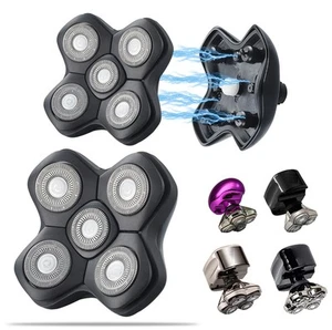 Brand 5 Blades Shaver Replacement Head Compatible with Skull Shaver, Magnetic... - Picture 1 of 7
