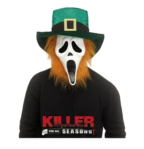 Leprechaun Ghostface® Mask - Scream - Licensed Costume Accessory - One Size - Picture 1 of 3