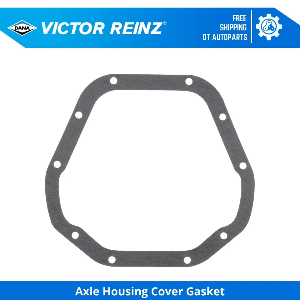 For 1987-1991 GMC R3500 Axle Housing Cover Gasket Rear Victor Reinz 1988 1989 - Image 1 of 1