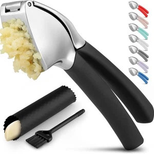 Expresor de ajo premium y pelador de ajo de silicona, trituradora de ajo multiusos \ - Imagen 1 de 7