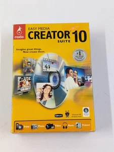 Roxio Easy Media Creator Suite 10-Software on CD NEW! - Picture 1 of 11