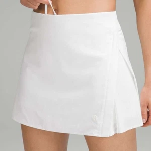 Lululemon Peek Pleat High-Rise Tennis Skirt White - Picture 1 of 7