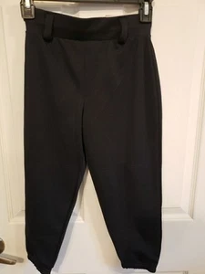 Brand New Easton PRO Pull Up Black Baseball Pant Series Youth Medium 23"-25" - Picture 1 of 3