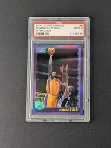 Shaquille O'Neal 2000 Topps Chrome #8 Refractor PSA 9 Mint - Bild 1 von 2