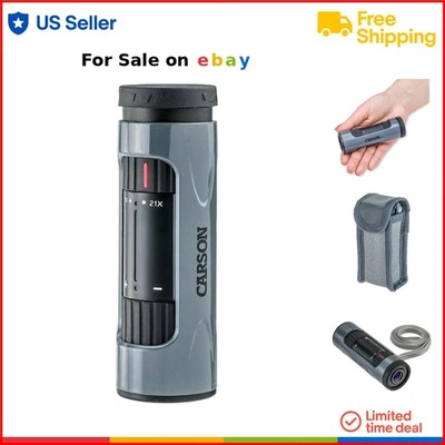 Monocular BAK4 Prism Fully Coated 21mm Objective Compact Zoom 7x-21x - Image 1 of 4