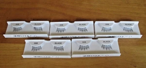 (LOT OF 5) Natural 308 False Lashes Eyelashes Black - Picture 1 of 2