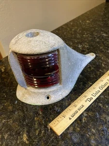 Vintage Perko Chris Craft Large Teardrop Lauflicht rot und grün Bogenlicht - Bild 1 von 10