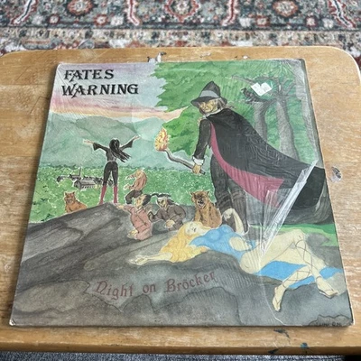 Fates Warning - Night On Brocken LP Vinyl Record 1984 Metal Blade 1st Press USA - Image 1 of 4