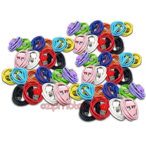 LOT 50 3FT USB SYNC POWER CHARGER CABLES IPHONE IPOD TOUCH CLASSIC NANO IPAD NEW - Picture 1 of 1