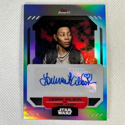 2023 Topps Finest Star Wars Autograph Debra Wilson as Cere Junda #FA-DW - Image 1 of 4