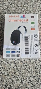 Google unbranded Chromecast – Boxed Sealed Never Opened Unused Wi-Fi Stream NEW - Picture 1 of 6