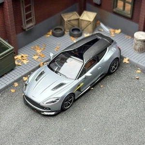 KING MODEL 1:64 Aston Martin Vanquish Zagato Shooting Brake Diecast Model Silver - Picture 1 of 10